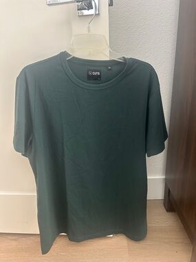 Cuts Clothing Dark Green Crew Neck Tee